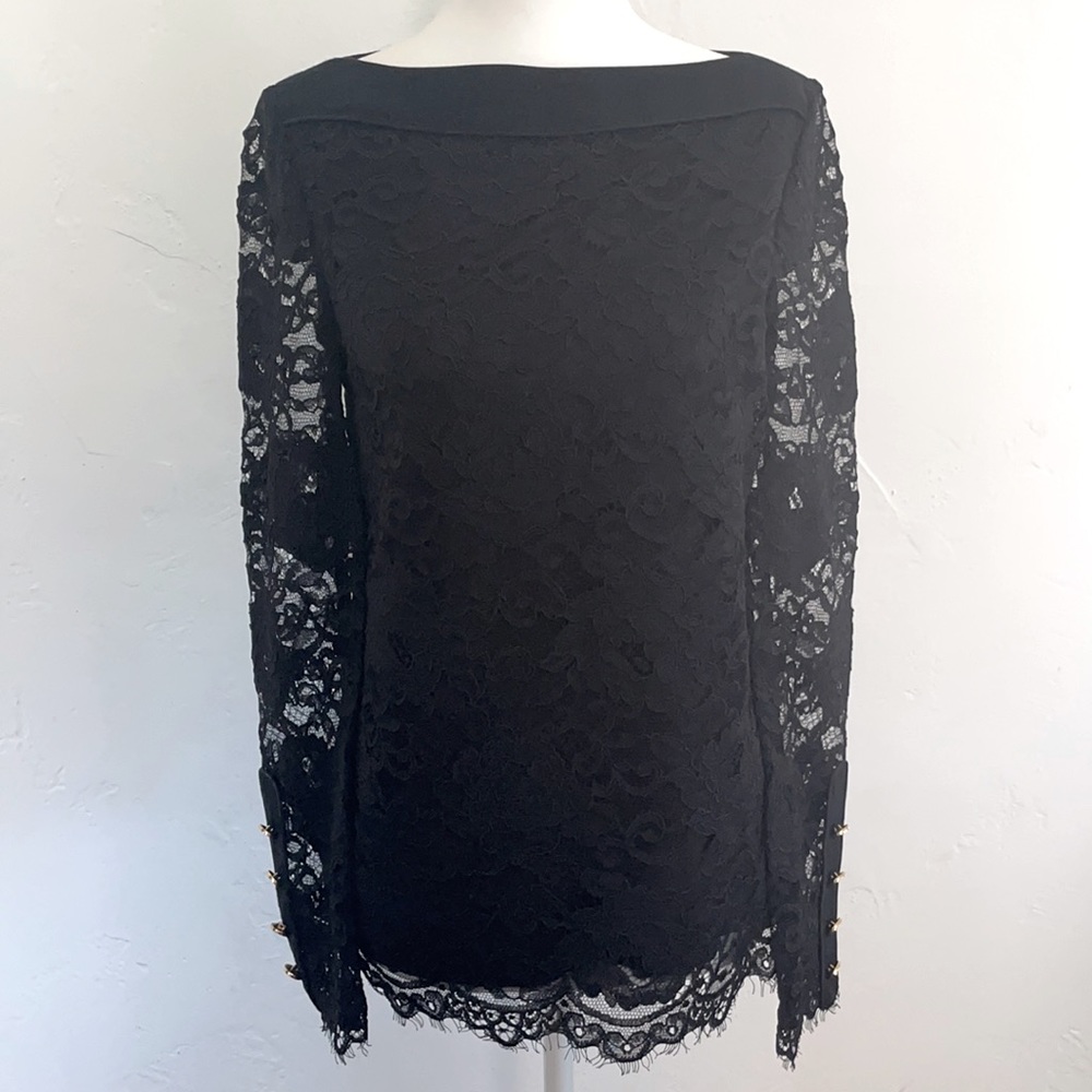 Tory Burch women’s lace shirt . Size 0